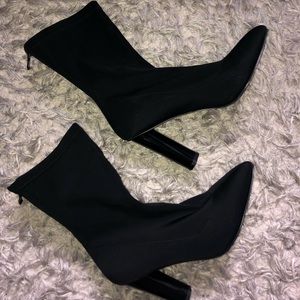EGO Official : Zina Mid Calf Ankle Boot in Black